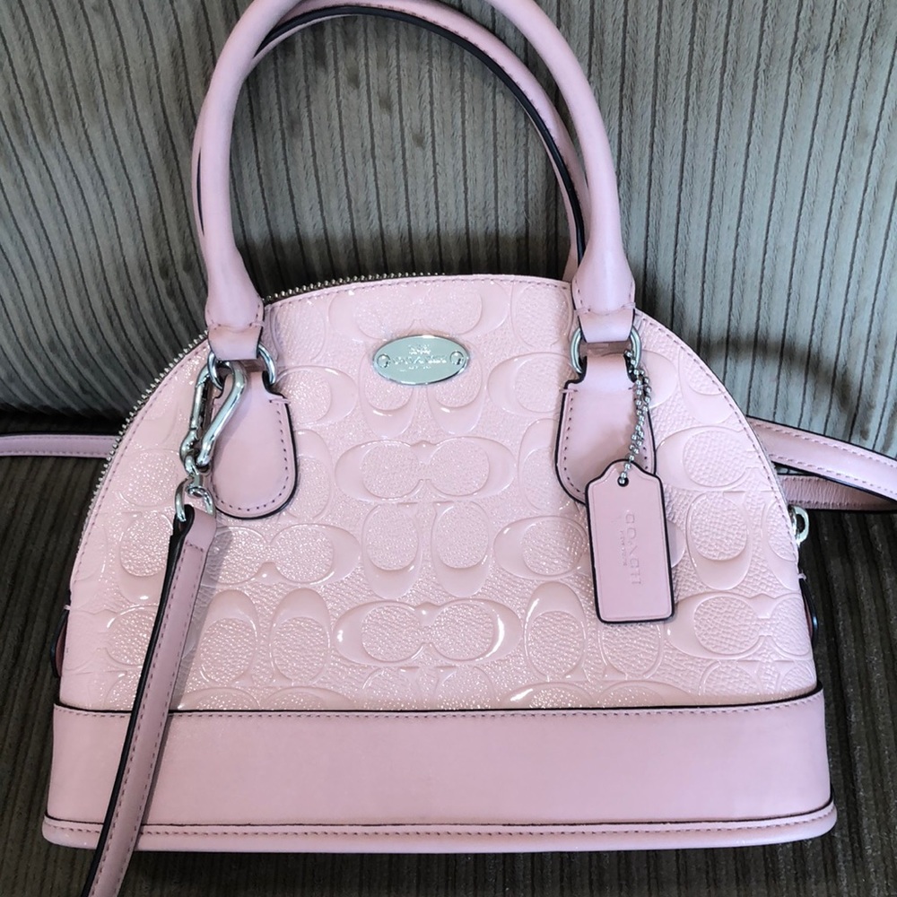 Coach crossbody with handles